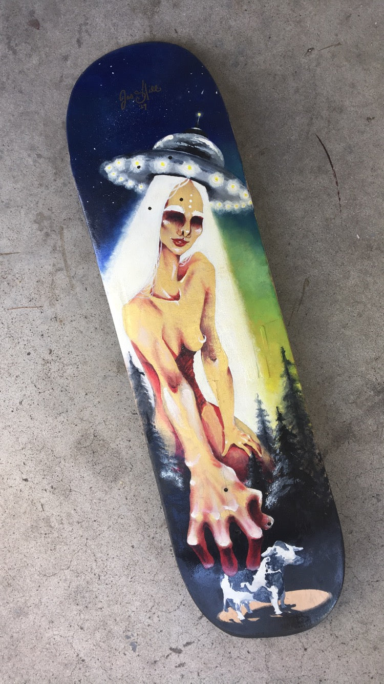 ‘Just Looking’ Skateboard deck