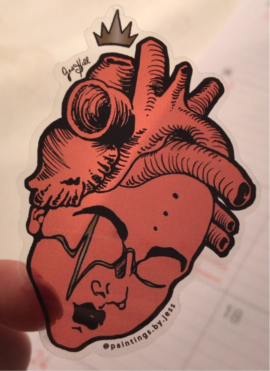 'Queen of Hearts' Sticker